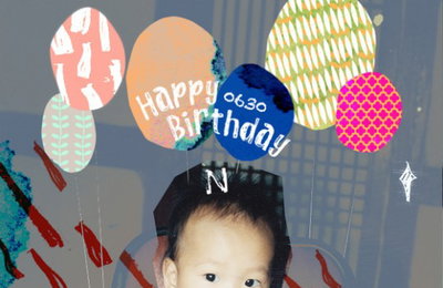 빅스 엔, 어린 시절 사진 공개 '스물 여섯 번째 생일 축하'