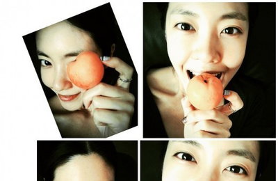 이윤지, 깜찍한 4컷 셀카 "살구사낭하냥냥"