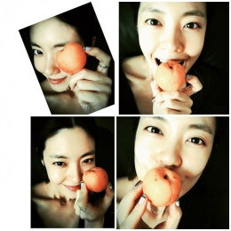 이윤지, 깜찍한 4컷 셀카 "살구사낭하냥냥"