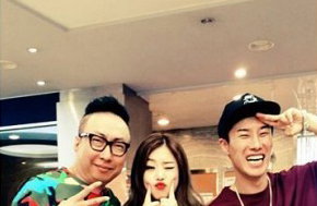 박명수, 산이·키썸과 찰칵 "힙합 동생들"...훈훈 인증샷