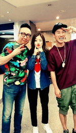 박명수, 산이·키썸과 찰칵 "힙합 동생들"...훈훈 인증샷