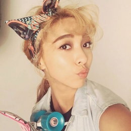 '에프엑스' 루나, 상큼한 뽀뽀 표정 "상큼이"