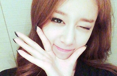 '티아라' 지연, 사랑의 미소…"윙크에 반했지?"