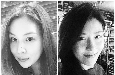 고소영·하지원, 분위기 여신…"드라마틱한 흑백"