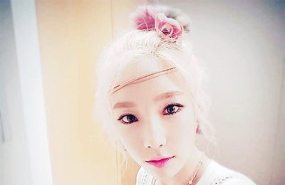'소시' 태연, 비주얼 여신…"금발 인형, 이런 느낌"