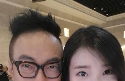 박명수·아이유, 부녀 같은 투샷…"훈훈"