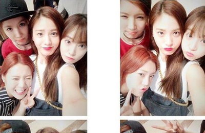 '애프터스쿨', 돈독한 팀워크…"사랑해 우리 영원하자~"