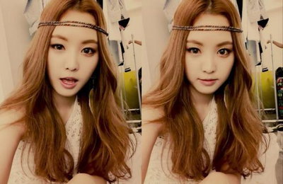 '에이핑크' 나은, 자켓 촬영 현장 '깜찍한 미모'