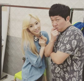 정형돈·태연, '주간아' 인증샷…'소녀시대 완전체'