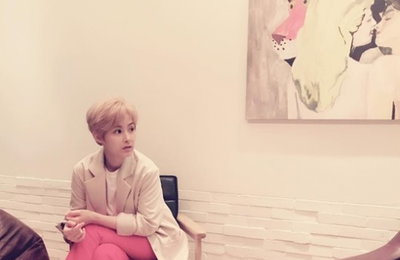'하루 엄마' 강혜정 근황, 금발의 짧은 머리에 물오른 미모