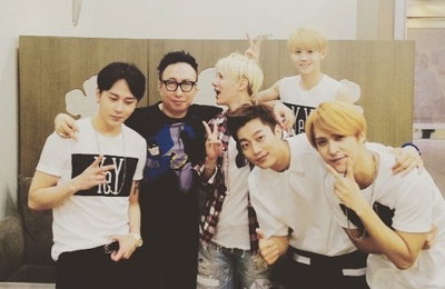 박명수·비스트, 훈훈한 선후배…"기광 빠진 나의 금수 동생들"