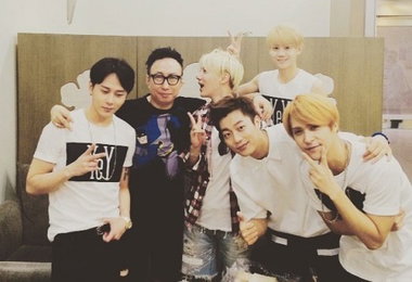 박명수·비스트, 훈훈한 선후배…"기광 빠진 나의 금수 동생들"