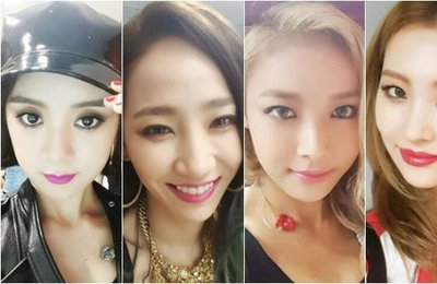 원더걸스, 대기실 비하인드…"4인4색 매력" 뽐내