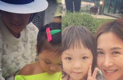 엄지온 가족, 행복한 미소…"사랑이 광팬인 나로선 꿈같은 상황~"
