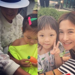 엄지온 가족, 행복한 미소…"사랑이 광팬인 나로선 꿈같은 상황~"