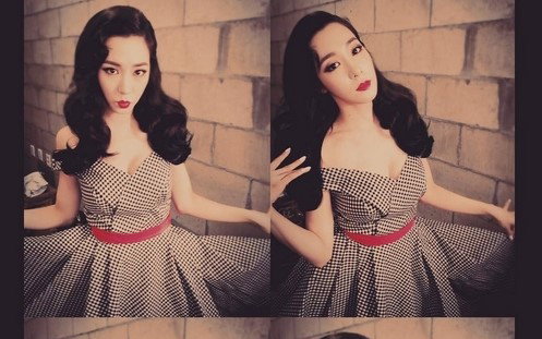 티파니, 완벽 핀업걸 변신 '러블리 매력'