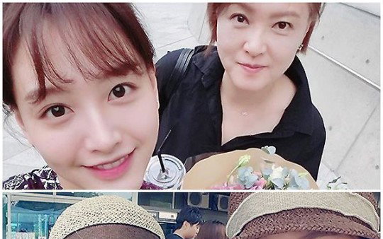 김재경·전혜빈, 붕어빵 모녀 인증샷 공개…"엄마랑 데이트"