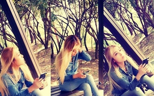 원더걸스 유빈, 청청패션에도 완벽몸매 "잠깐의 여유"