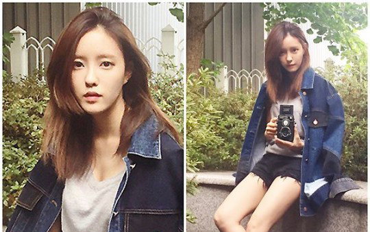효민, 시선강탈 청청룩…"군살없는 각선미" 뽐내