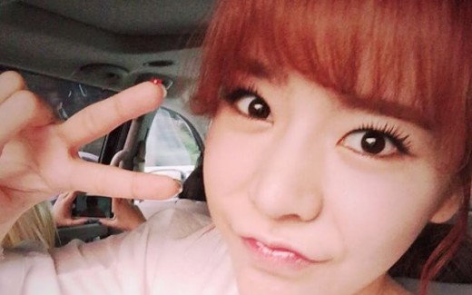 소녀시대' 써니, 깜찍한 브이 셀카 "생존 신고"