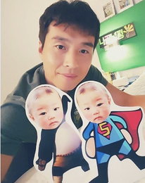 이동국, 아들 바보의 미소…"막둥이, 대박대세 슈퍼맨"