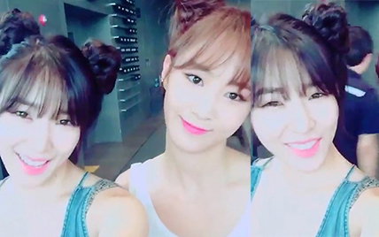 '소녀시대' 티파니·유리, 자매 같은 모습 'GG, 볼링 콘테스트'