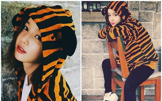 남규리, 일상의 패셔니스타…"호피무늬, 독특한 일상룩"