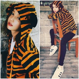 남규리, 일상의 패셔니스타…"호피무늬, 독특한 일상룩"