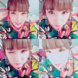 전효성, 깜찍한 4컷 셀카 "오늘도 화이팅"