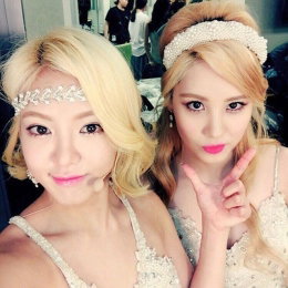 '소녀시대' 효연, 서현과 훈훈 투샷 '무대 끝나구...'