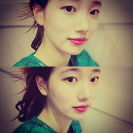 수지, 일상 셀카 공개 '청순미 절정'