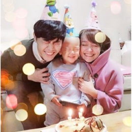 김소현·손준호, 손주안과 파티 '뮤지컬  가족~!'