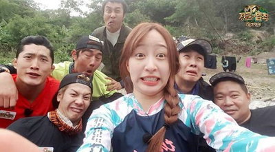 '정글의 법칙'외모 몰아주기…"망가져도 예쁜하니"