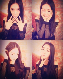 '소녀시대' 티파니, 10관왕 기념 셀카 '여신 포스'