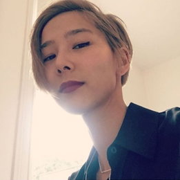 김나영, 런던 시크의 멋…"금발의 숏헤어" 개성 넘쳐