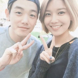 수영·에릭남, 뉴욕서 깜짝 만남…'수다타임'