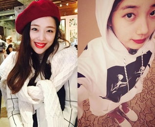 뉴욕패션위크에서 '설리 vs 수지'…94년생 우열 가릴 수 없는 미모대결