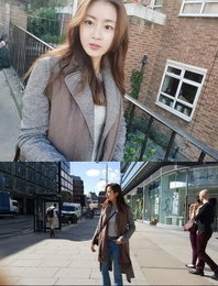 강소라, 런던 밝힌 청순 미모 '고혹미' 발산