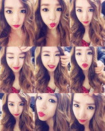 '소녀시대' 티파니, 매혹적인 레드립 '스테파니 황'