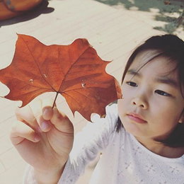 이하루, 가을 분위기 발산 "해피 추석"