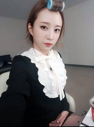 하니, 인형 비주얼…"헤어롤의 진리~"