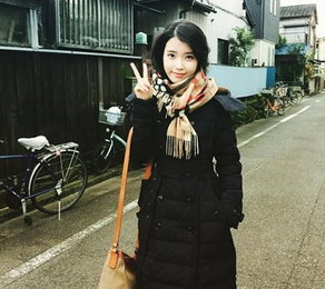 아이유, 도쿄서 화보 촬영샷 "러블리 아이콘"
