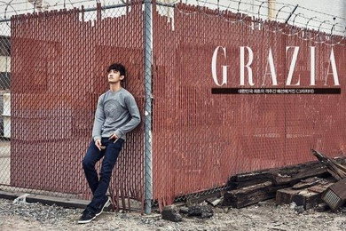 앞둔 최강창민, LA 수놓은 가을남자 변신
