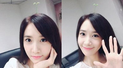 '소녀시대' 윤아, 흑발의 여신…"한국은 곧 겨울"