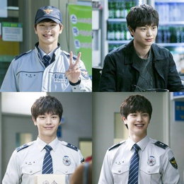 육성재, '마을' 꽃순경의 꽃미소 4종세트 공개