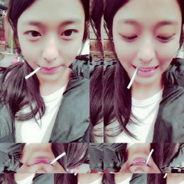 설현, 일상 속 청순 미모 자랑 "나홀로 군것질..."