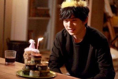 ‘상상고양이’ 유승호, 고양이 복길이 생일파티 ‘귀여워’
