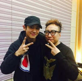박명수, 엑소 찬열과 다정한 친분샷 "찬열아 사랑해"