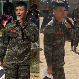 '전역 D-44' 윤시윤 근황 포착, 여심저격 해병대 자태