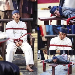[장사의 신-객주2015]장혁, 엄동설한 곤장투혼…'신들린 연기력'